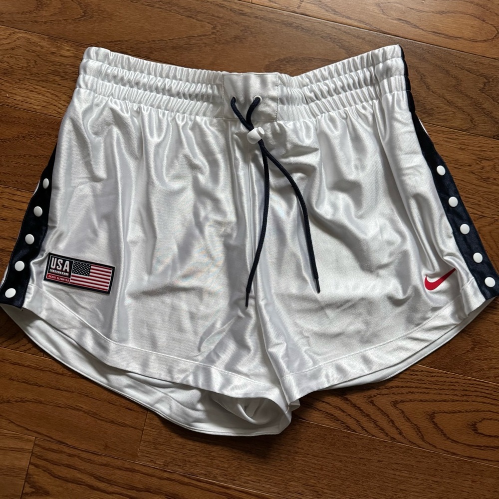 Nike Team USA White Basketball Shorts